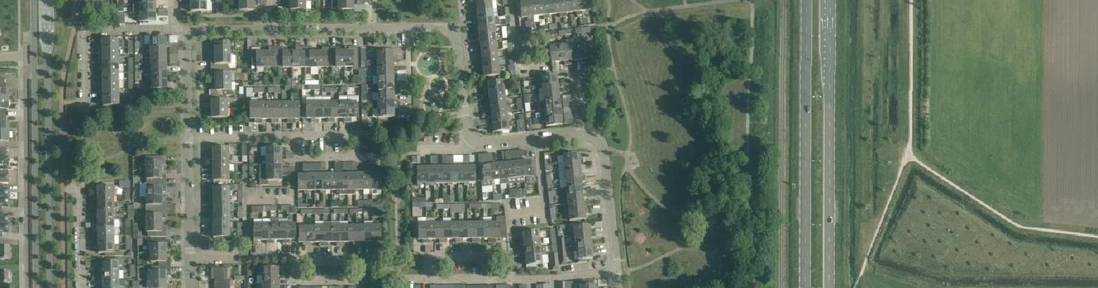 Luchtfoto van Schadewijk Noord-Oost