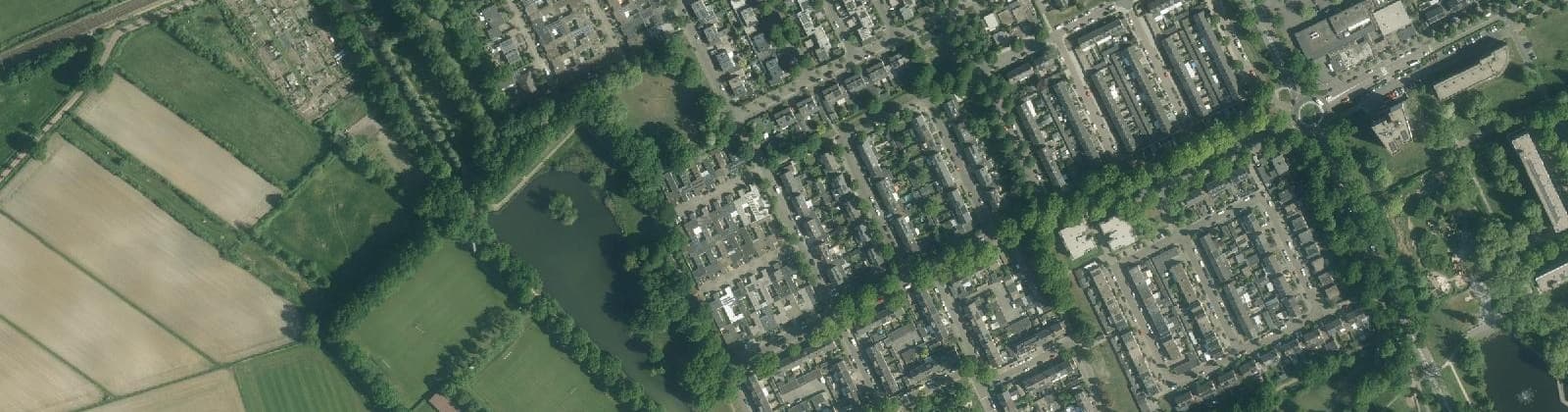Luchtfoto van Van Hogendorplaan-West
