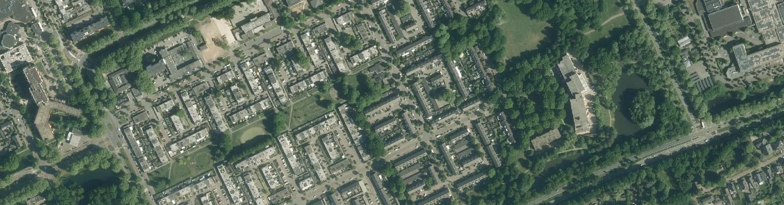 Luchtfoto van Wagenaarstraat en omgeving