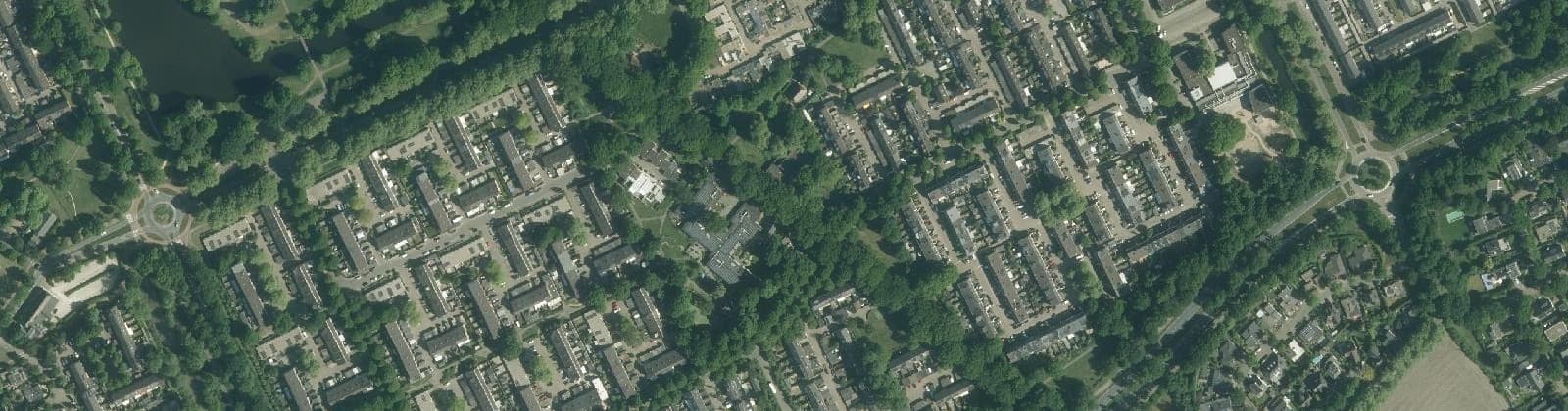 Luchtfoto van Vondellaan-Zuid