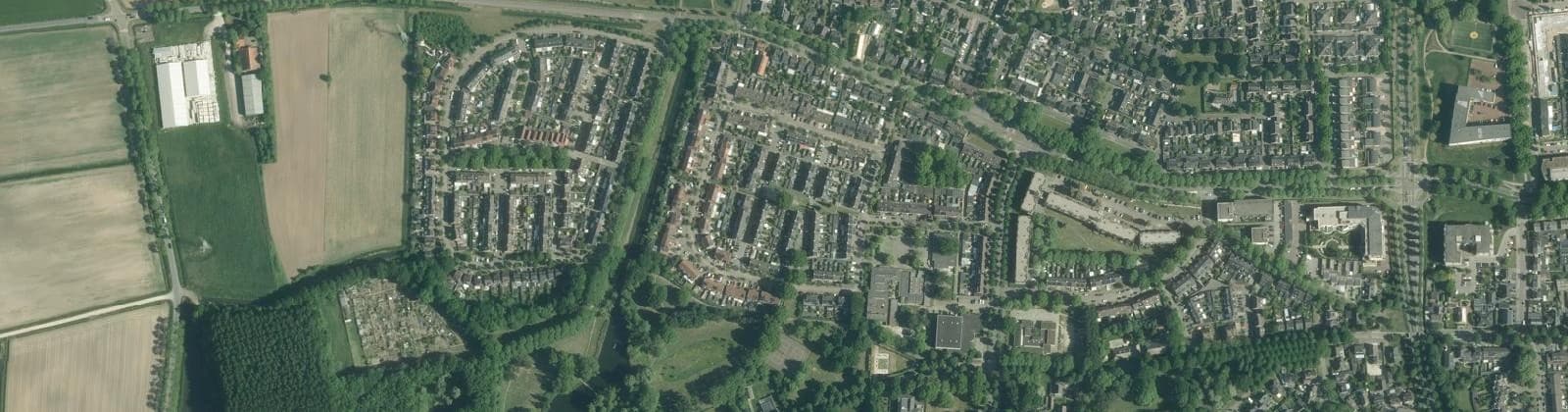 Luchtfoto van Lockaert