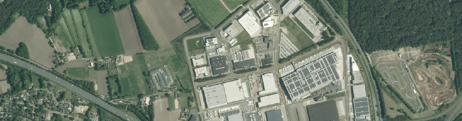 Luchtfoto van Vorstengraf