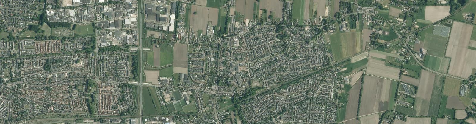 Luchtfoto van Berghem-Noord