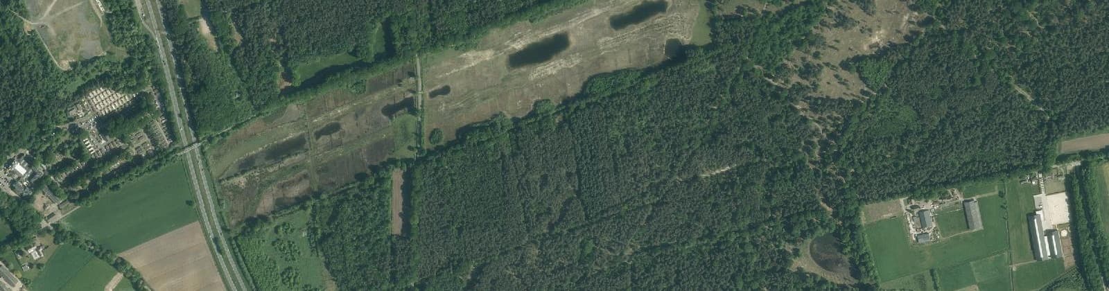 Luchtfoto van Buitengebied Voorste en Achterste Heide