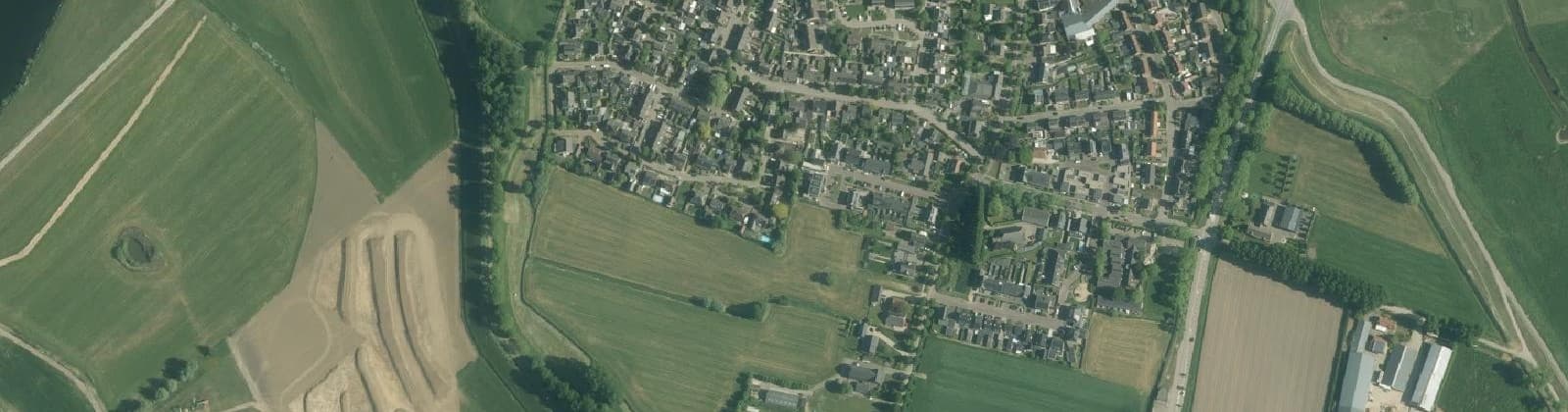 Luchtfoto van Megen