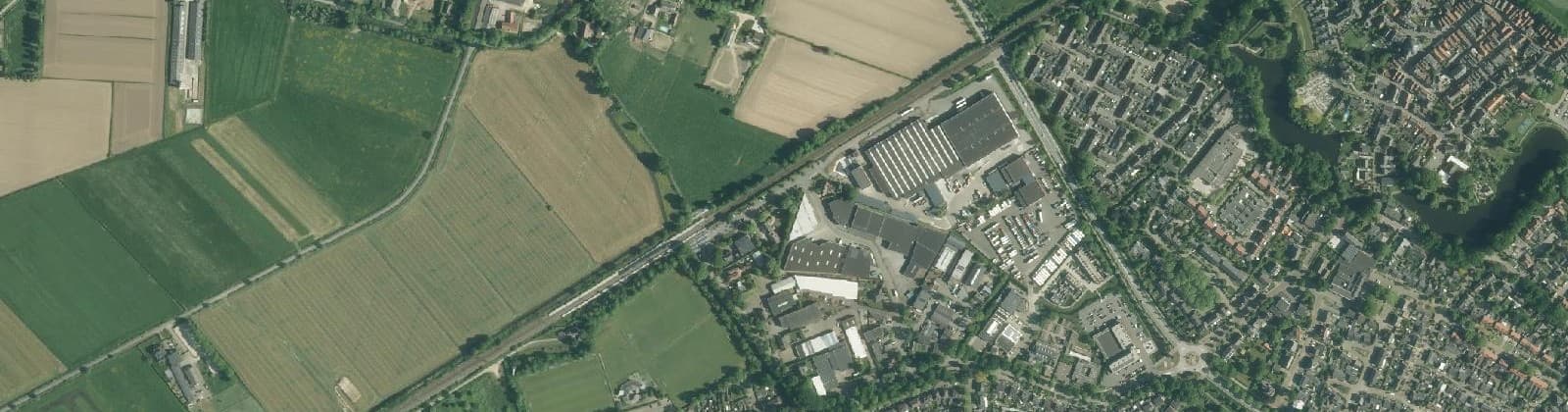 Luchtfoto van De Kolk, Schonenberg en De Weem