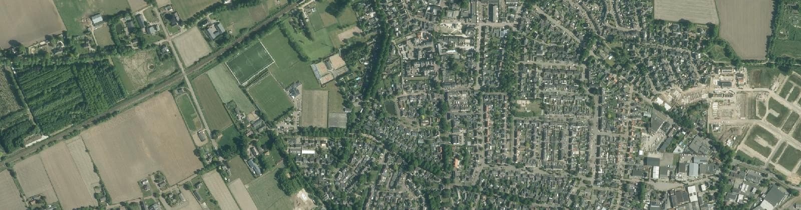 Luchtfoto van Geffen