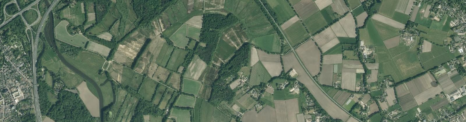 Luchtfoto van Verspr.h. Sint-Michielsgestelse polders