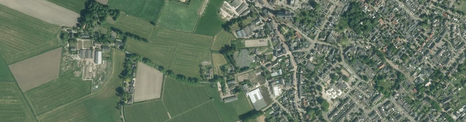 Luchtfoto van Maaskantje