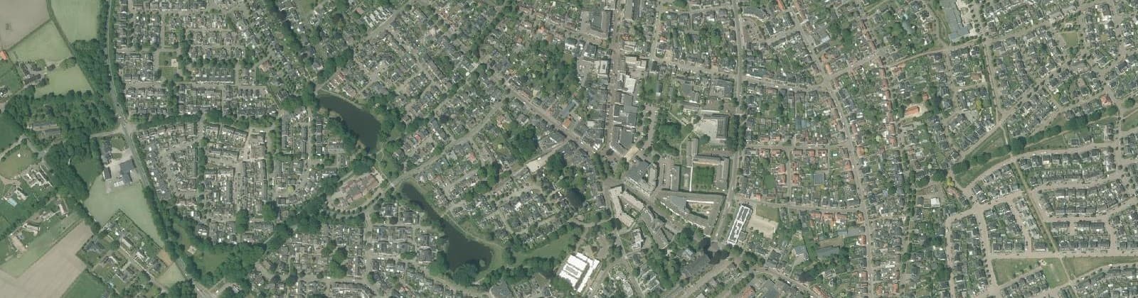 Luchtfoto van Someren centrum