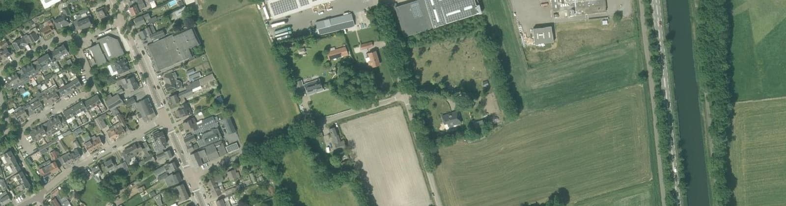 Luchtfoto van 't Vaartje