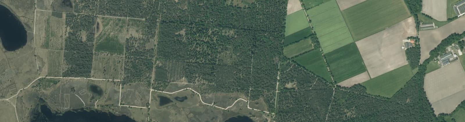Luchtfoto van Lieropse Heide