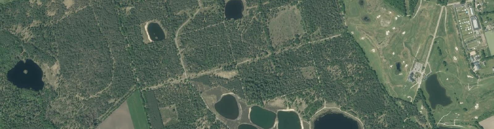 Luchtfoto van Somerense Heide
