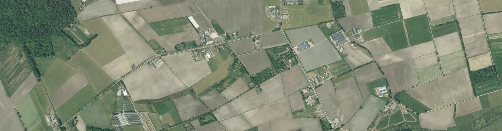 Luchtfoto van Hugten