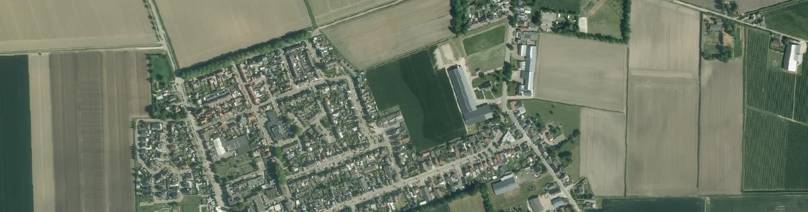 Luchtfoto van Kruisland