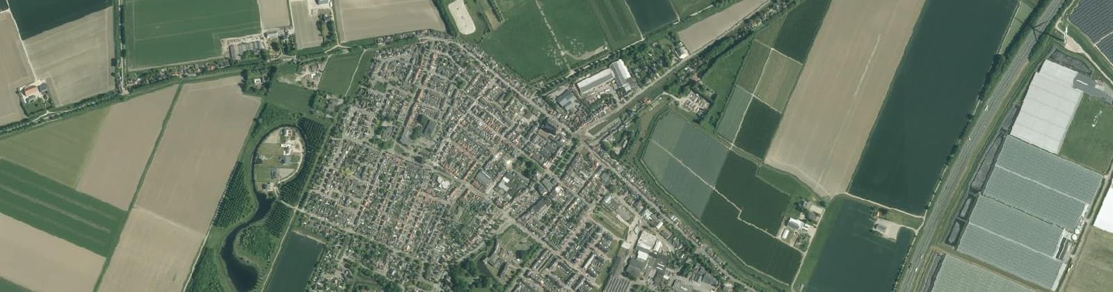 Luchtfoto van Dinteloord