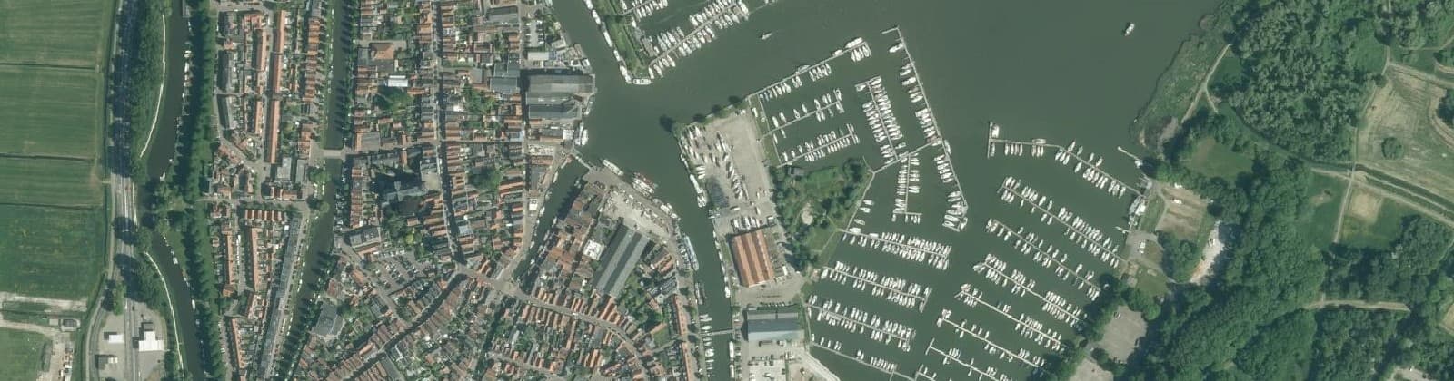 Luchtfoto van Monnickendam
