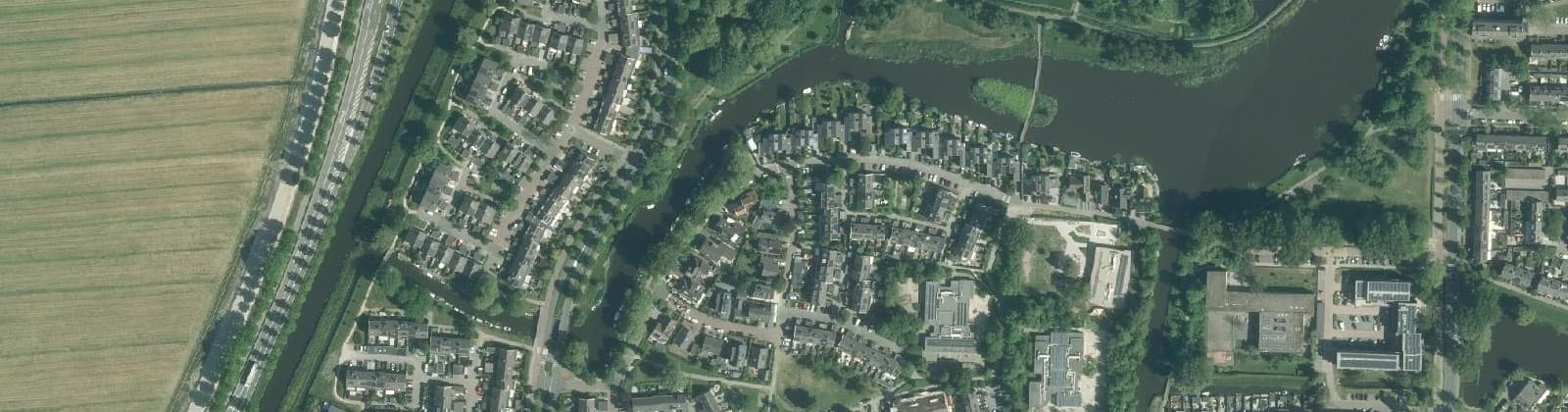 Luchtfoto van Ringshemmen