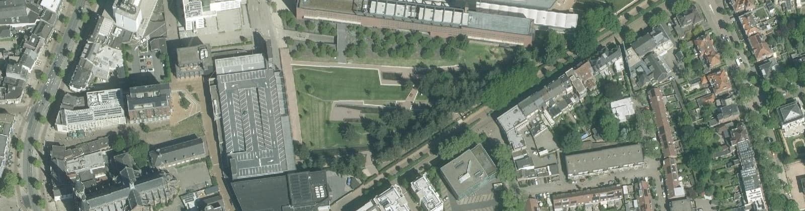 Luchtfoto van Veemarktkwartier
