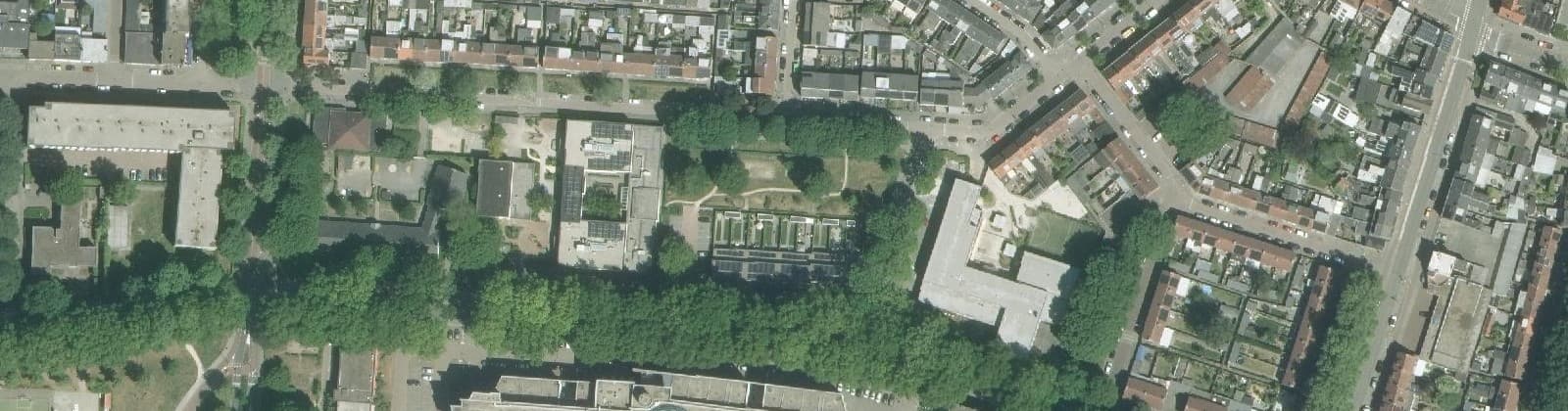 Luchtfoto van Afrikaanderbuurt Oost