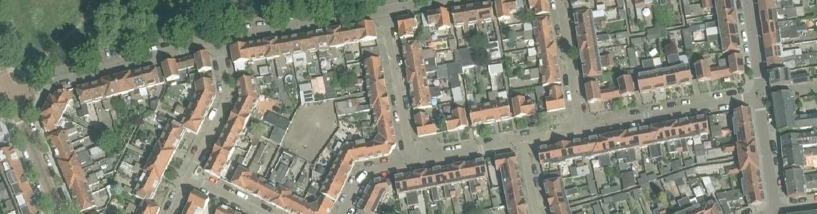 Luchtfoto van Schildersbuurt Noord