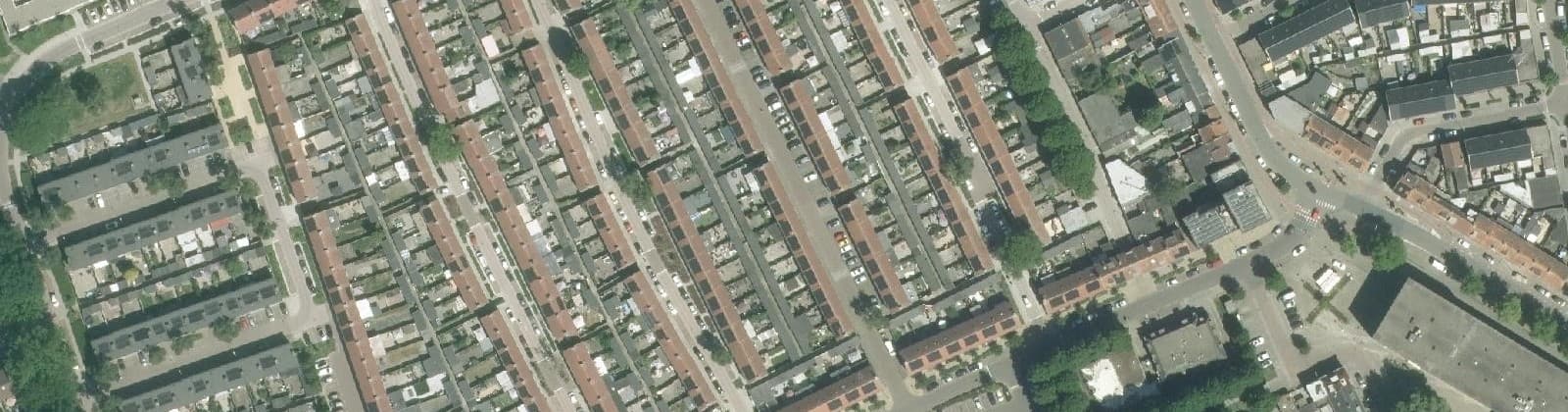 Luchtfoto van Landbouwbuurt
