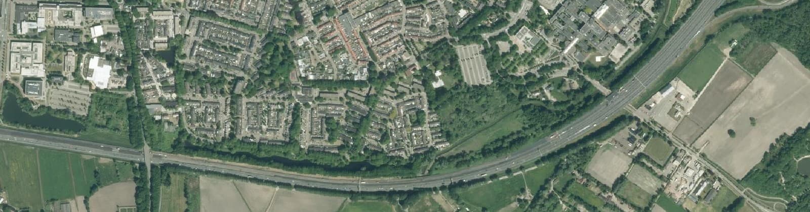 Luchtfoto van Groenewoud Zuid