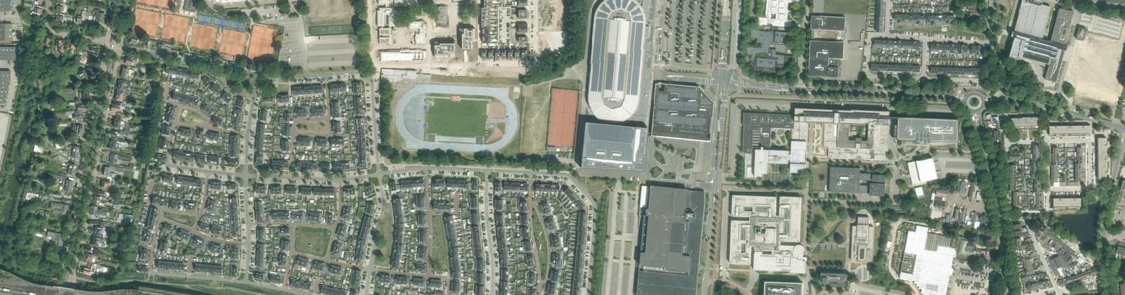 Luchtfoto van Stappegoor Noord