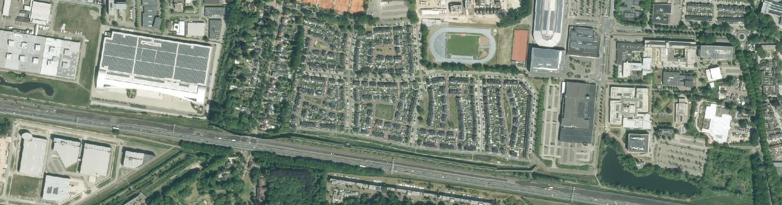 Luchtfoto van Stappegoor Zuid