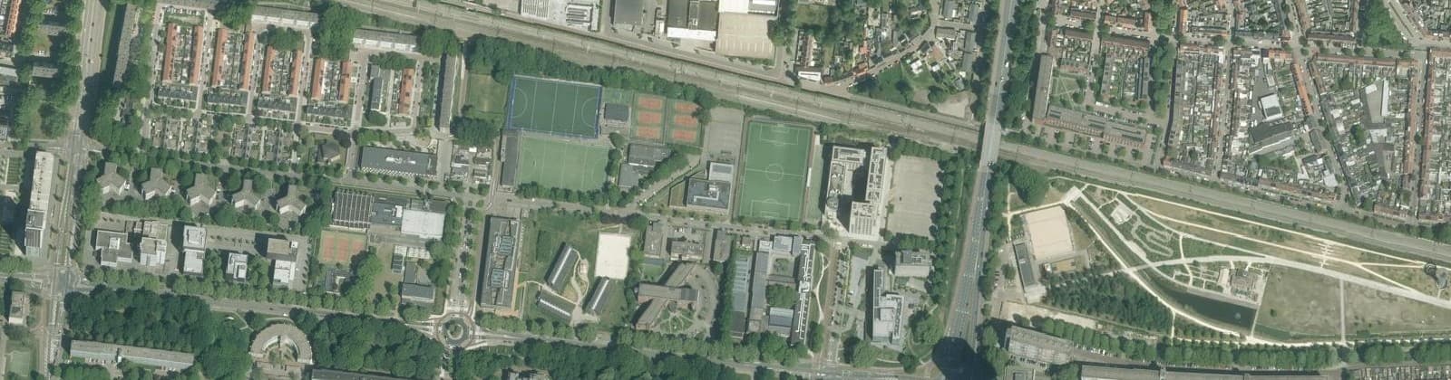 Luchtfoto van Sportweg
