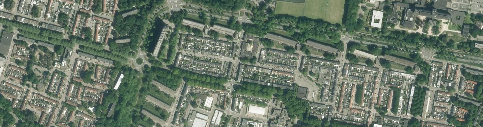 Luchtfoto van Het Zand Noord-West