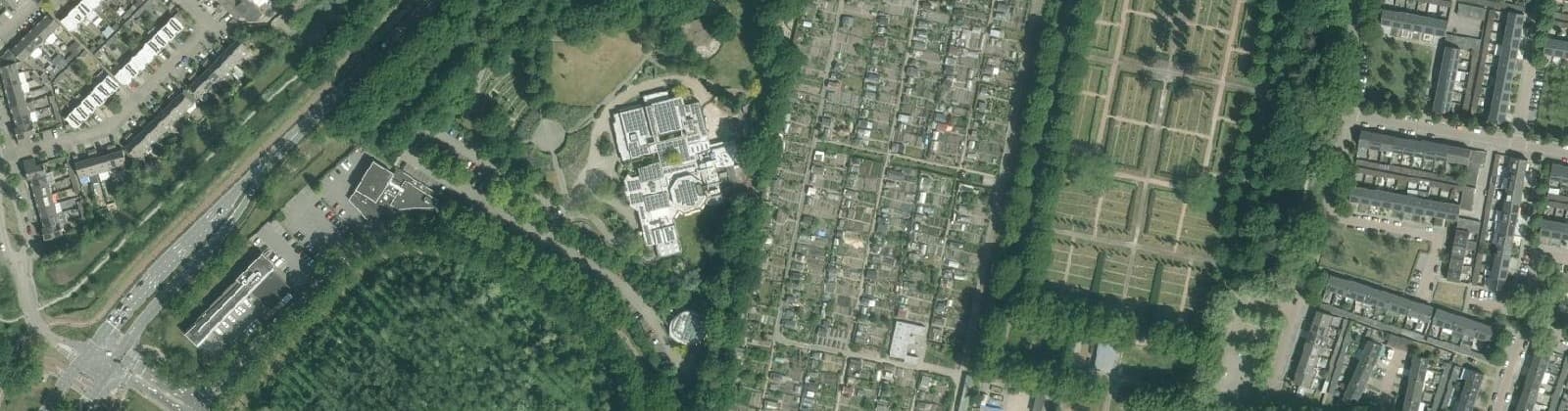 Luchtfoto van Wandelbos Noord-West