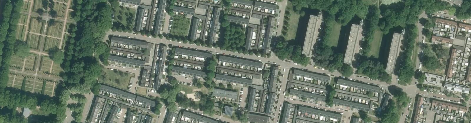 Luchtfoto van Kruidenbuurt West
