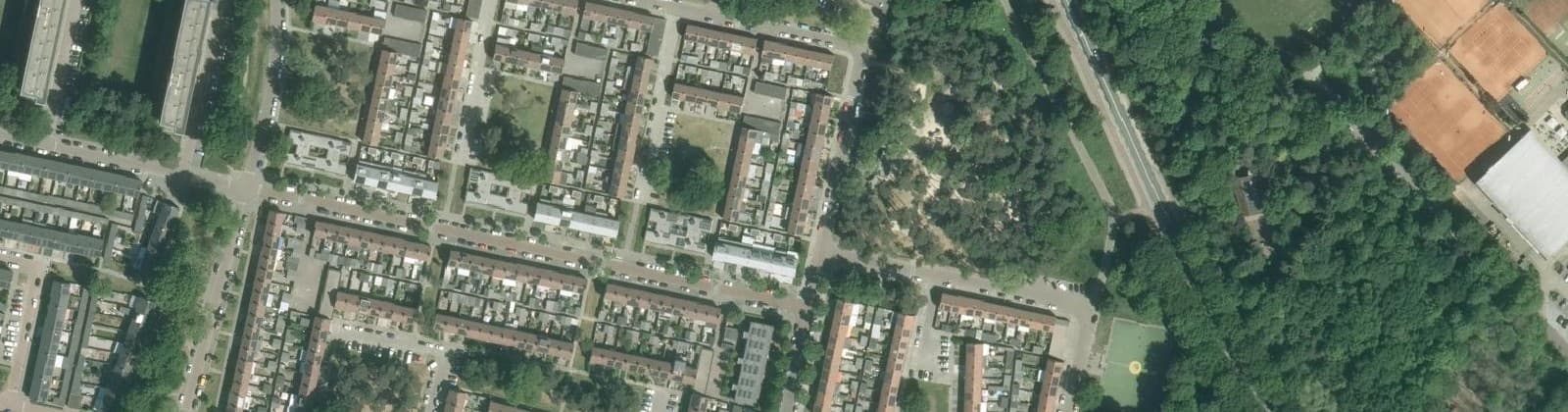Luchtfoto van Kruidenbuurt Oost