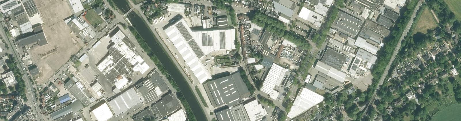 Luchtfoto van Ind.terrein Loven Zuid