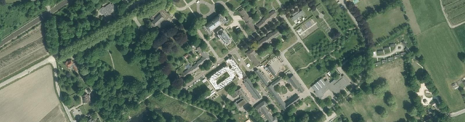 Luchtfoto van Huize Assisië