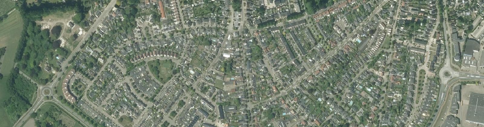 Luchtfoto van Hoge Akkers