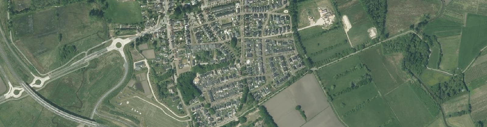 Luchtfoto van Oud-Dommelen & Lage Heide