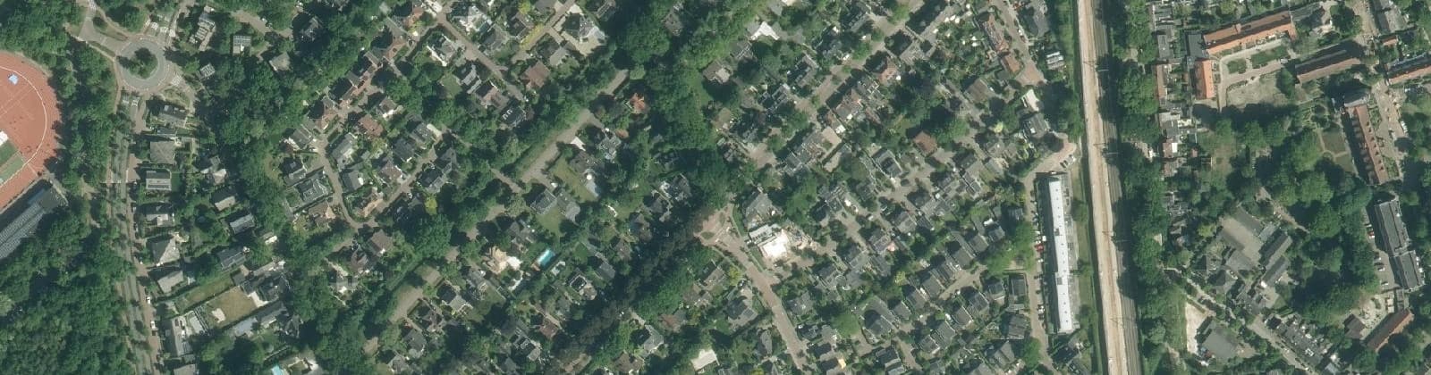 Luchtfoto van Loyolaan en omgeving