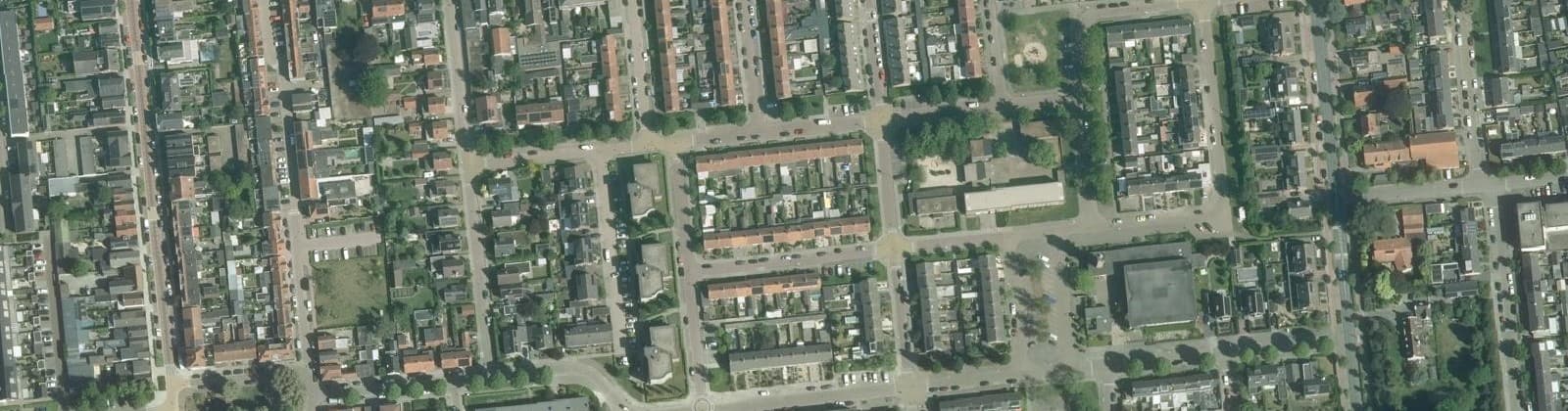 Luchtfoto van Antoniusparochie