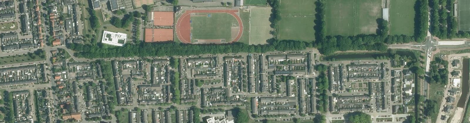 Luchtfoto van Bloemenoord