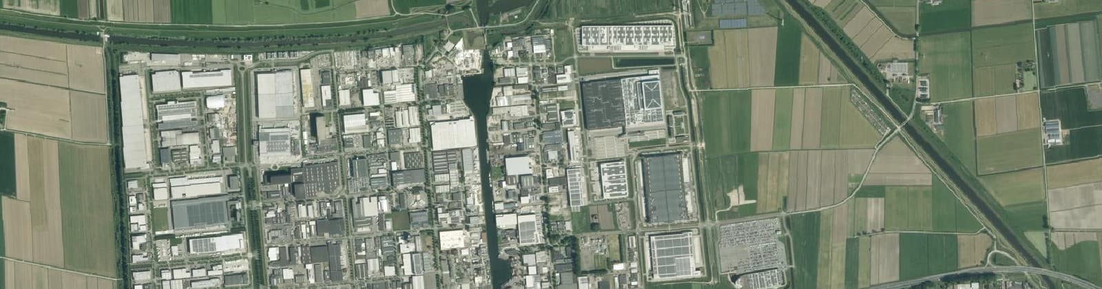 Luchtfoto van Industrieterrein Haven