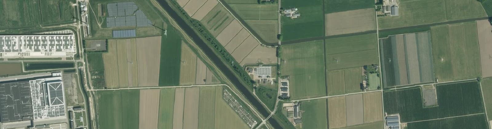 Luchtfoto van Buitengebied Waalwijk Noord