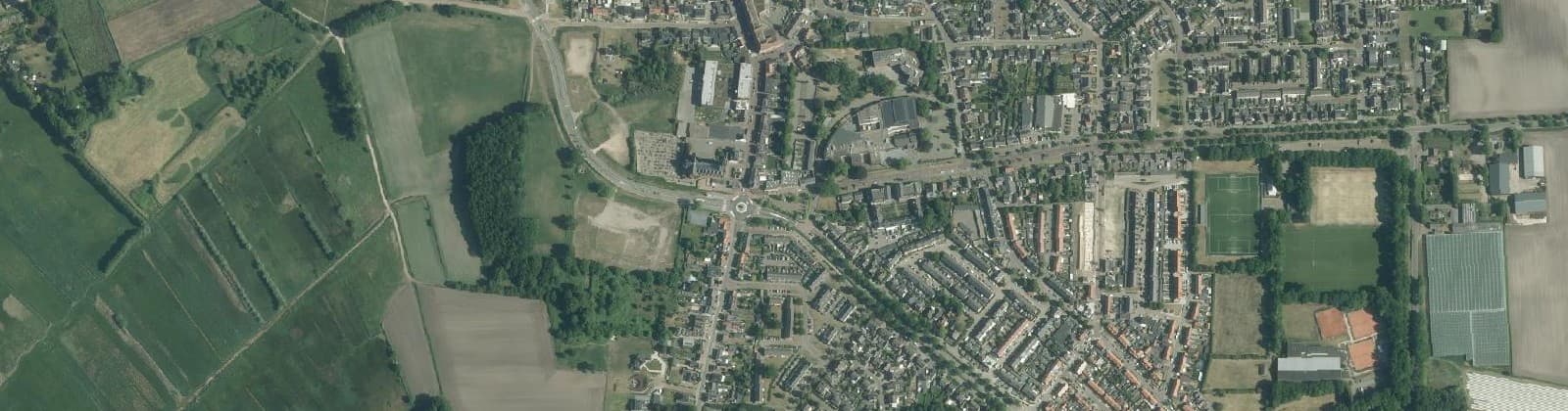 Luchtfoto van Hoogerheide
