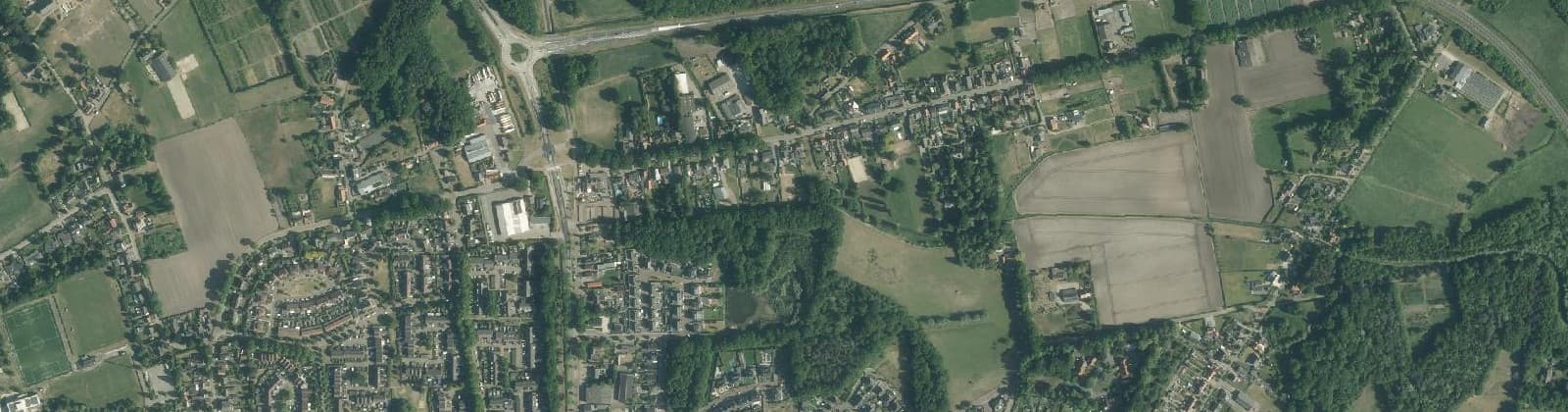 Luchtfoto van Hoogerheide-Noord