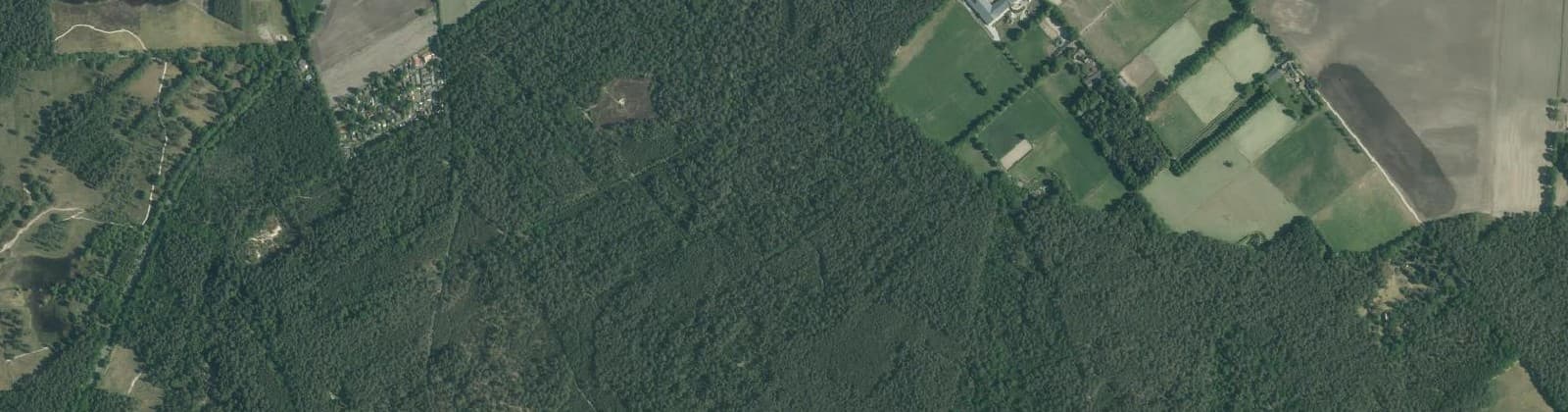 Luchtfoto van Verspr.h. ten zuiden van Huijbergen