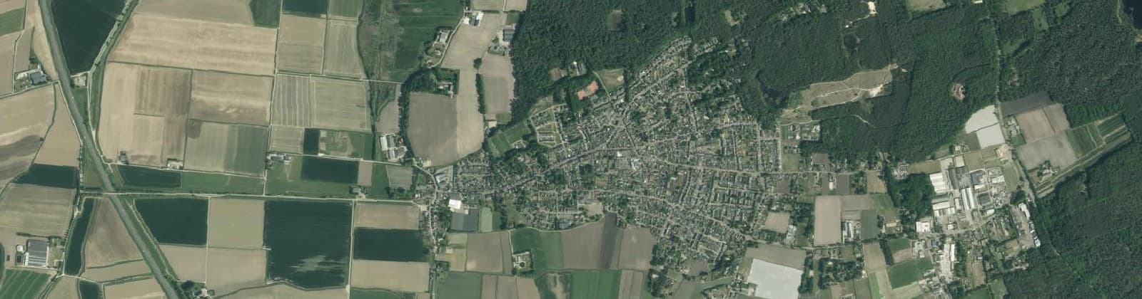 Luchtfoto van Ossendrecht