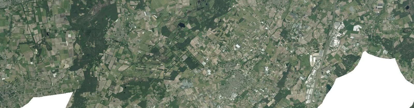 Luchtfoto van Verspreide huizen Klein-Zundert