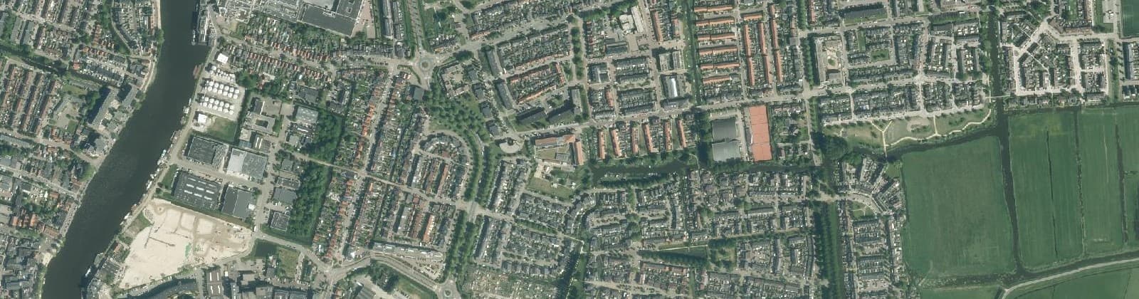 Luchtfoto van Westeinde