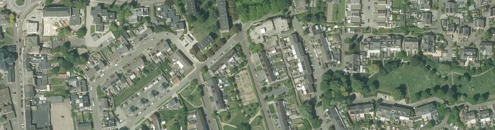Luchtfoto van Achter de Haesen